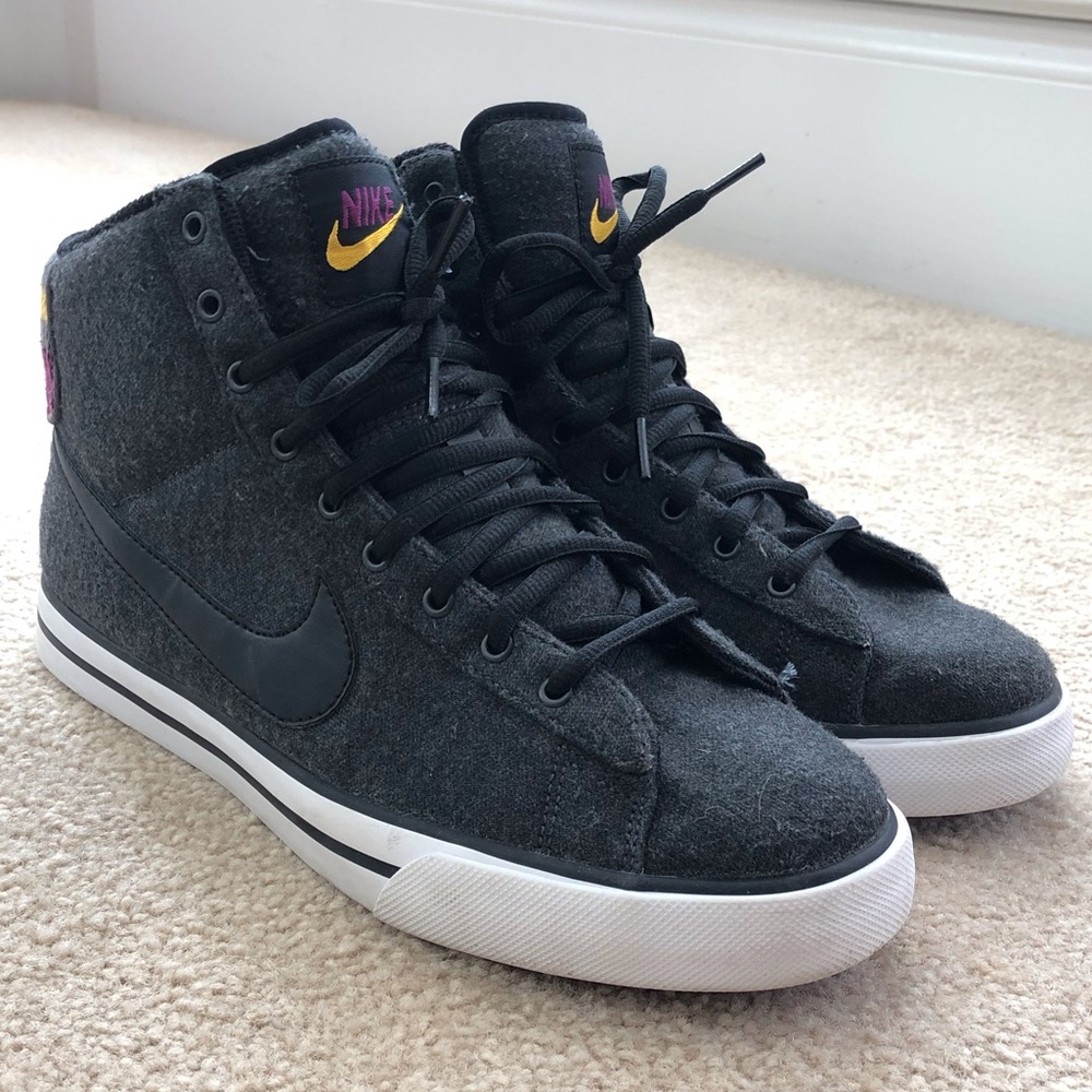 Charcoal Nike High Tops